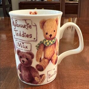 Teddy Bear Roy Kirkham England Fine Bone China Coffee Tea Mug Cup New
